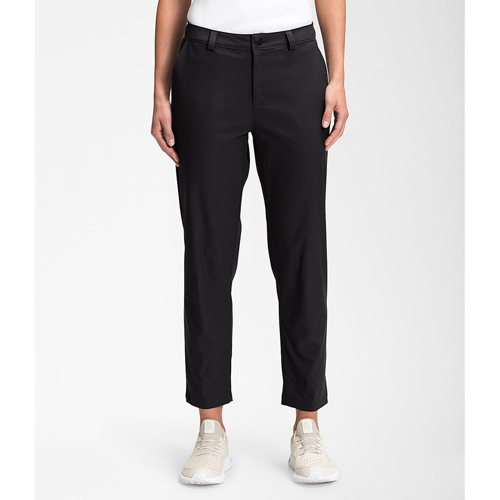 The North Face Pants Womens Australia - The North Face City Standard Ankle Black (BYK-583029)